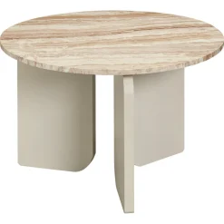 Bijzettafel Brez Marmer Taupe ø 60x38 Cm