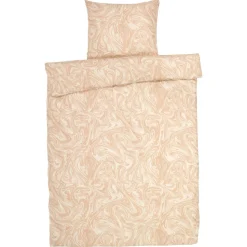 Dekbedovertrek Marble Soft Pink 140x220 Cm