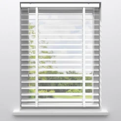 Fenstr Aluminium Jaloezie Carlin Wit 50mm
