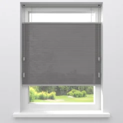 Fenstr Dubbel Plissé Dewi Grijs Lichtdoorlatend
