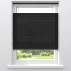 Fenstr Dubbel Plissé Jana Zwart Lichtdoorlatend