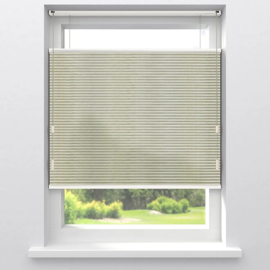Fenstr Plisségordijn Pip Beige Lichtdoorlatend