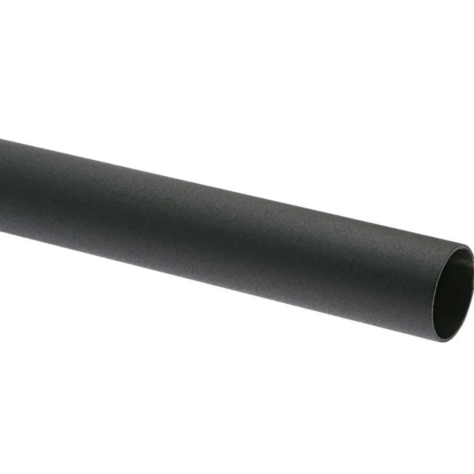 Gordijnroede 160 Cm Mat Zwart Staal - Ø28mm