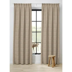 Gordijn Velours Juliet Naturel