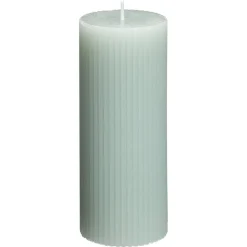 Kaars Rustiek Ribbel Mint 15 Cm