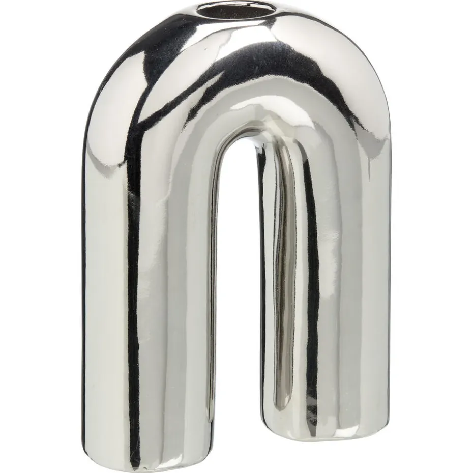 Kandelaar Bergen Zilver 13 Cm