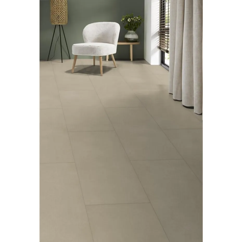 Klik PVC Greighton Beige Tegel XL Plank