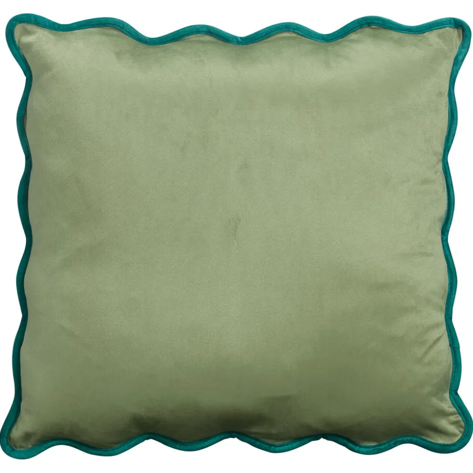 Kussen Scallop Groen - 45x45 Cm