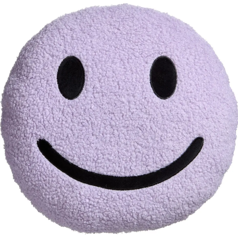 Kussen Smiley Lila Ø35 Cm ø 35 Cm