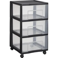 Ladekast Op Wielen Zwart XL