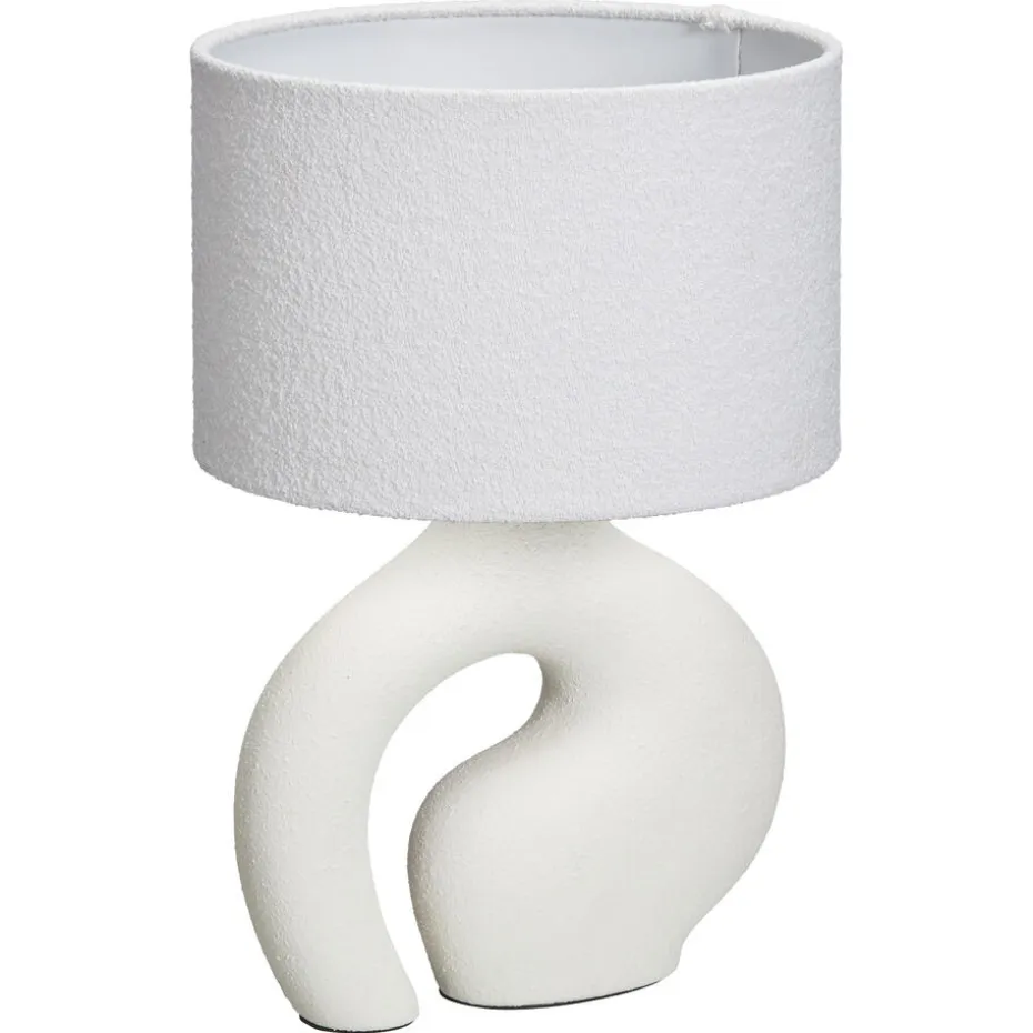 Lampenkap Boucle 25cm Wit