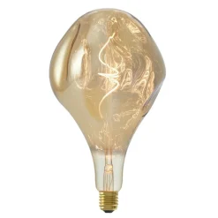 LED Lamp 16,5x28 Cm Champagne E27 Dimbaar