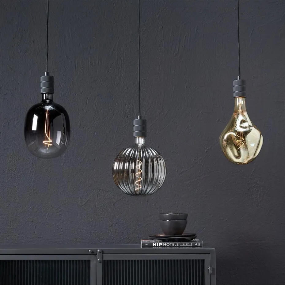 LED Lamp 16,5x28 Cm Champagne E27 Dimbaar