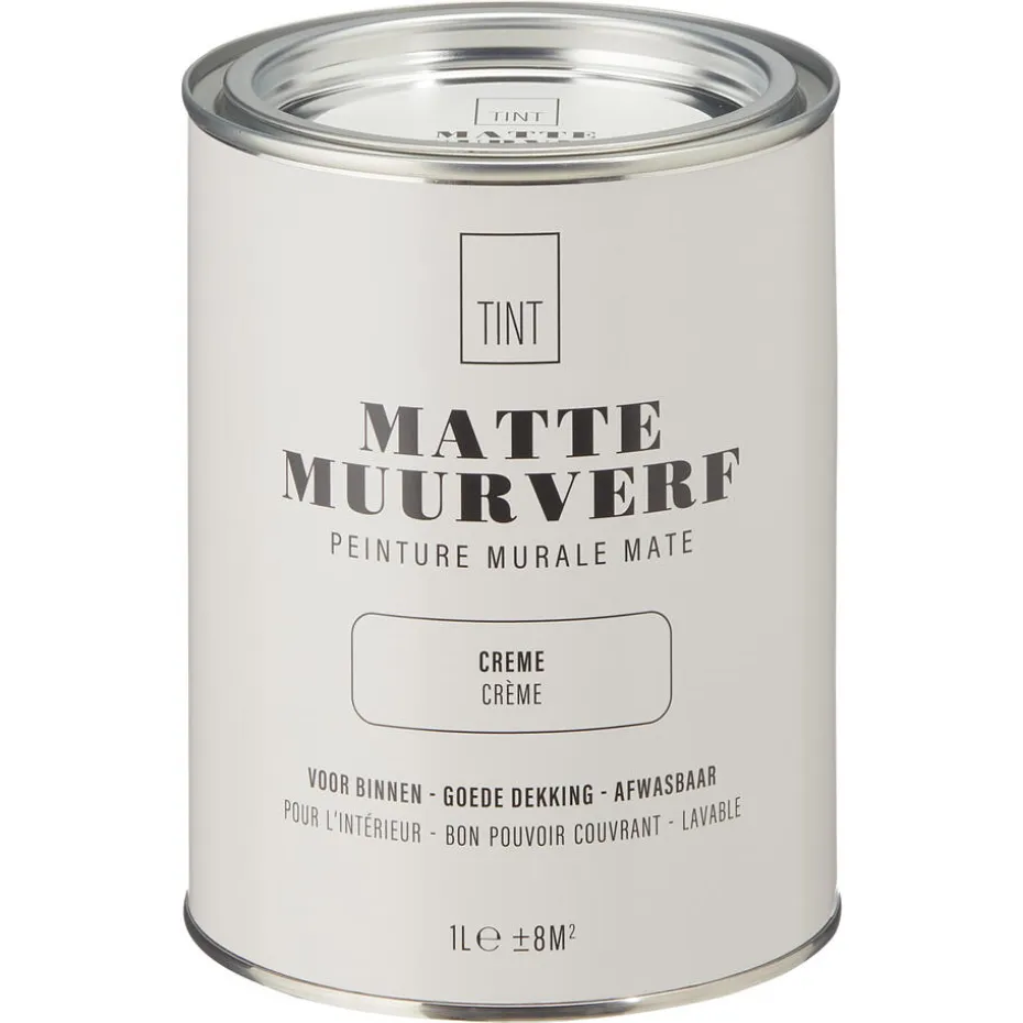 Muurverf Mat Crème 1 L