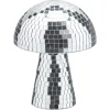 Object Paddenstoel Disco Zilver - 15x15x18 Cm