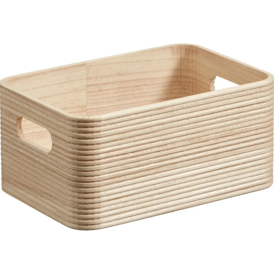 Opbergkist Husum Hout Naturel 23x16x10 Cm