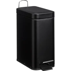 Pedaalemmer Rechthoek 5 Liter Zwart
