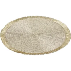 Placemat Rond Goud