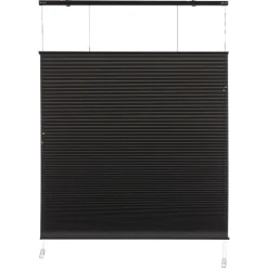 Plisségordijn Dae Zwart 80x175 Cm