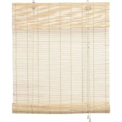 Rolgordijn Bamboe Naturel 90x160 Cm