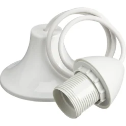 Snoerpendel E27 Wit