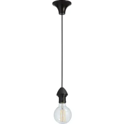 Snoerpendel E27 Zwart
