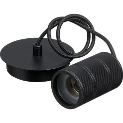 Snoerpendel Retro Zwart