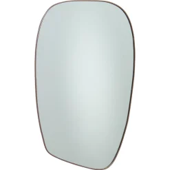Spiegel Mura Retro Bruin - 35x22 Cm