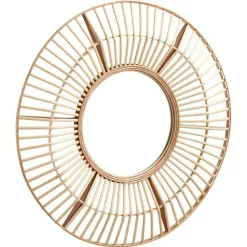 Spiegel Rattan Bruin