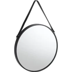 Spiegel Terlan Zwart 45 Cm