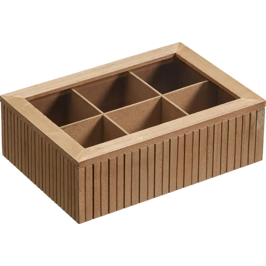 Theedoos Latjes Bruin