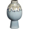 Vaas Niort Blauw 38x22 Cm