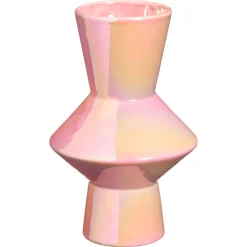 Vaas Pastel Roze 14x14x23 Cm