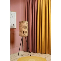 Vloerlamp Aphrodite Zwart Naturel