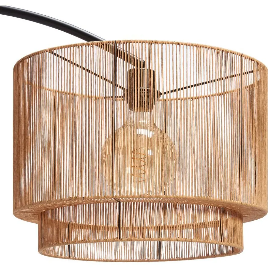 Vloerlamp Cilen Zwart Bruin
