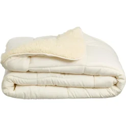 Winterdekbed Teddy Off White 200x200 Cm
